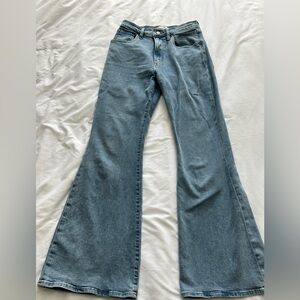 Curve Love Abercrombie & Fitch Ultra High Rise Flare Jeans (Size 27 Short)